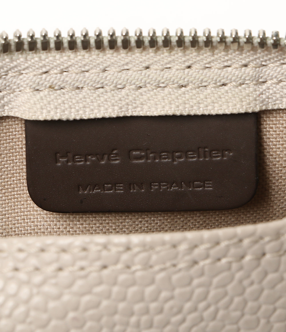 HERVE' Chapelier ショルダーバッグ ベージュ ブラウンベルト XS 2797GP レディース エルベシャプリエ