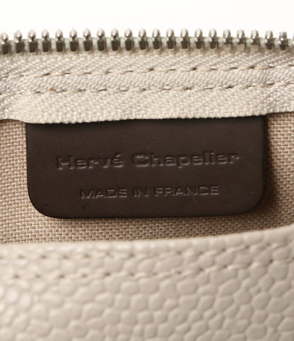 HERVE' Chapelier ショルダーバッグ ベージュ ブラウンベルト XS 2797GP レディース エルベシャプリエ