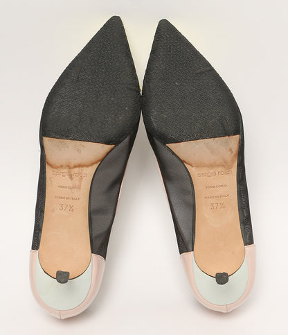 Sergio Rossi パンプス メッシュパテントヒール ミックス レディース SIZE 37.5 セルジオロッシ