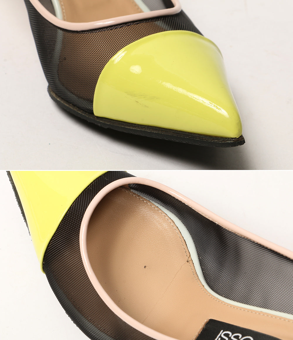 Sergio Rossi パンプス メッシュパテントヒール ミックス レディース SIZE 37.5 セルジオロッシ