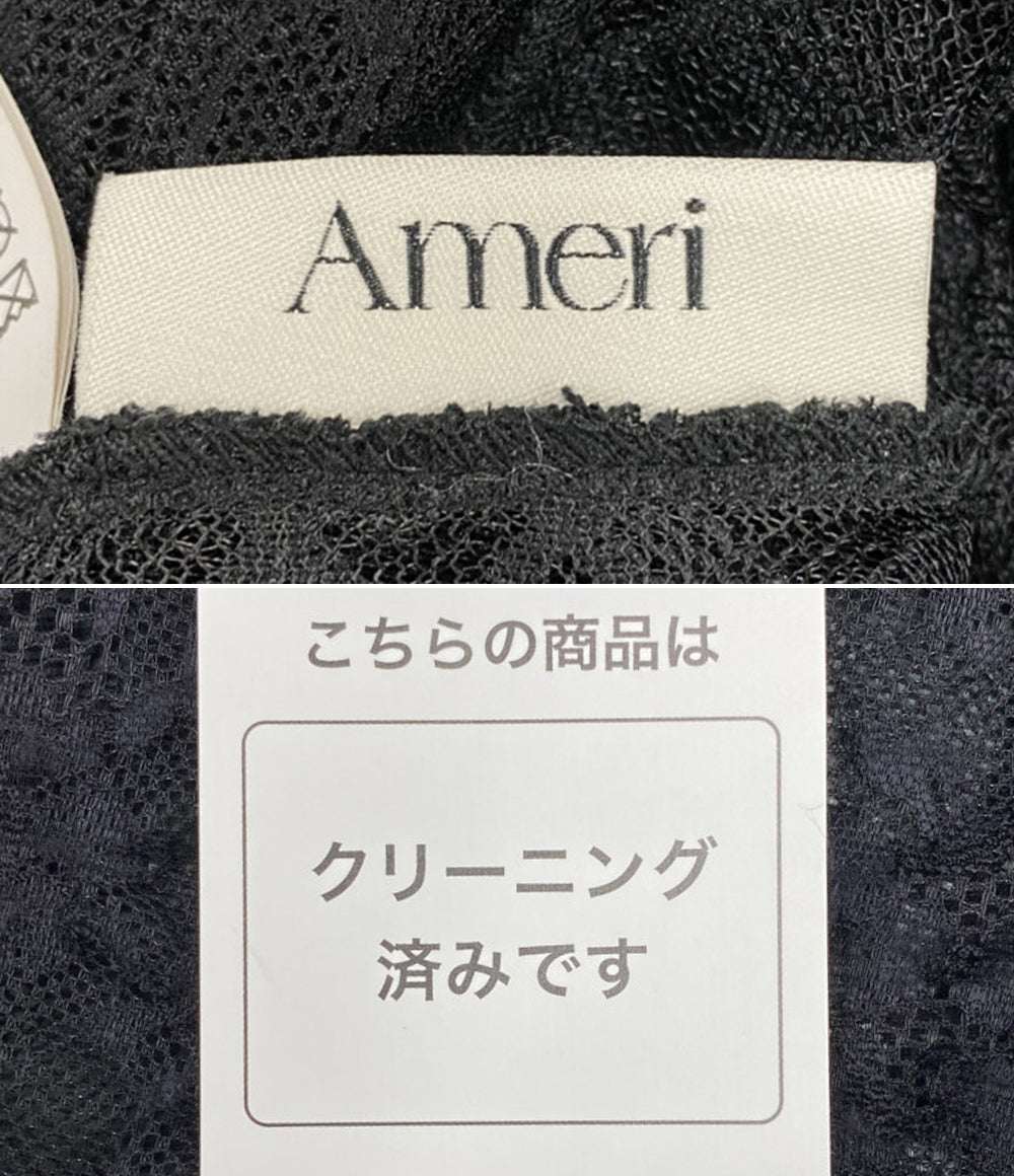 Ameri VINTAGE アメリ ヴィンテージ レースブラウス LACE PATCHWORK ASYMMETRY TOP レディース SIZE F