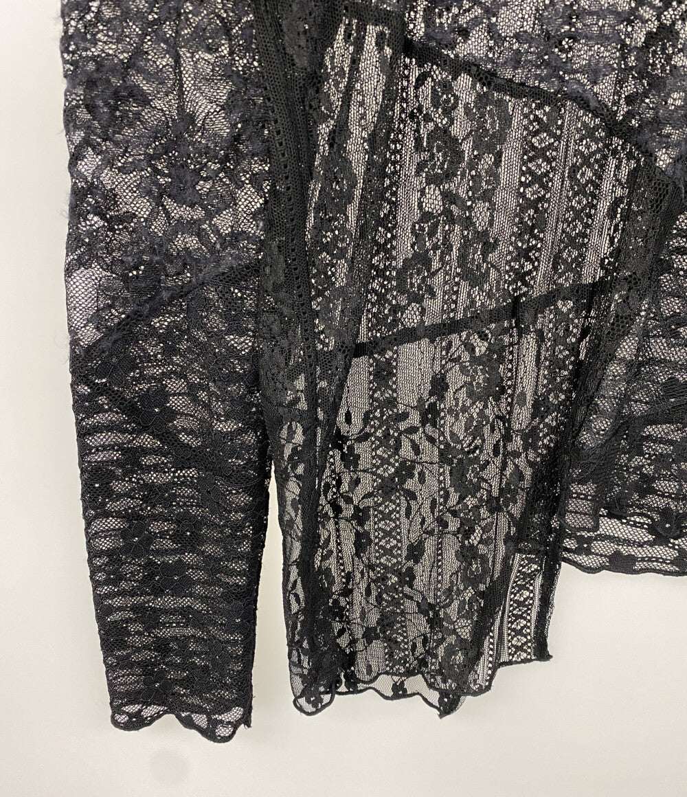 Ameri VINTAGE アメリ ヴィンテージ レースブラウス LACE PATCHWORK ASYMMETRY TOP レディース SIZE F