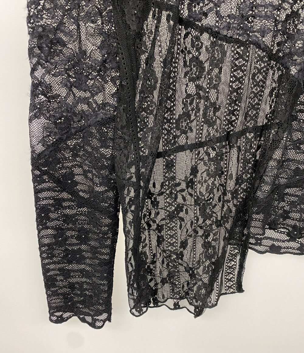 Ameri VINTAGE アメリ ヴィンテージ レースブラウス LACE PATCHWORK ASYMMETRY TOP レディース SIZE F