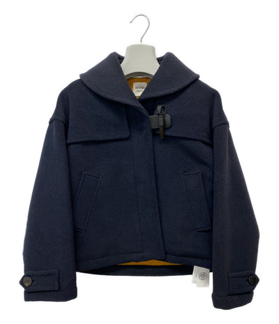 HERMES ダッフルコート 23AW ネイビー レディース SIZE 36 エルメス