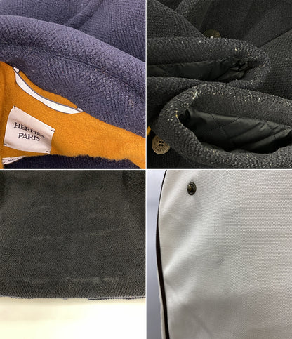 HERMES ダッフルコート 23AW ネイビー レディース SIZE 36 エルメス