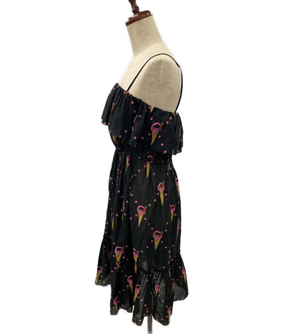 GUCCI キャミワンピース ドレス アイスクリームプリント 2023SS レディース SIZE 42 グッチ