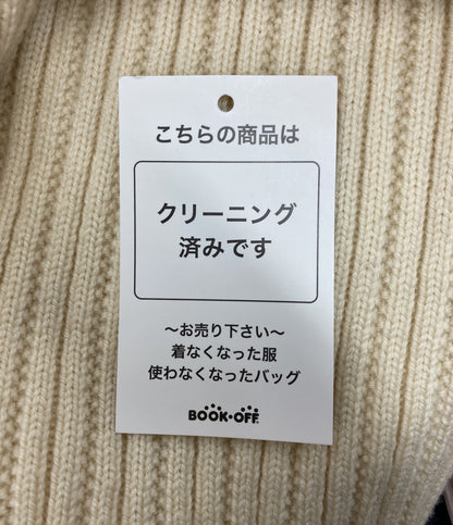 CELINE タートルネックニット ウール アイボリー レディース SIZE M セリーヌ
