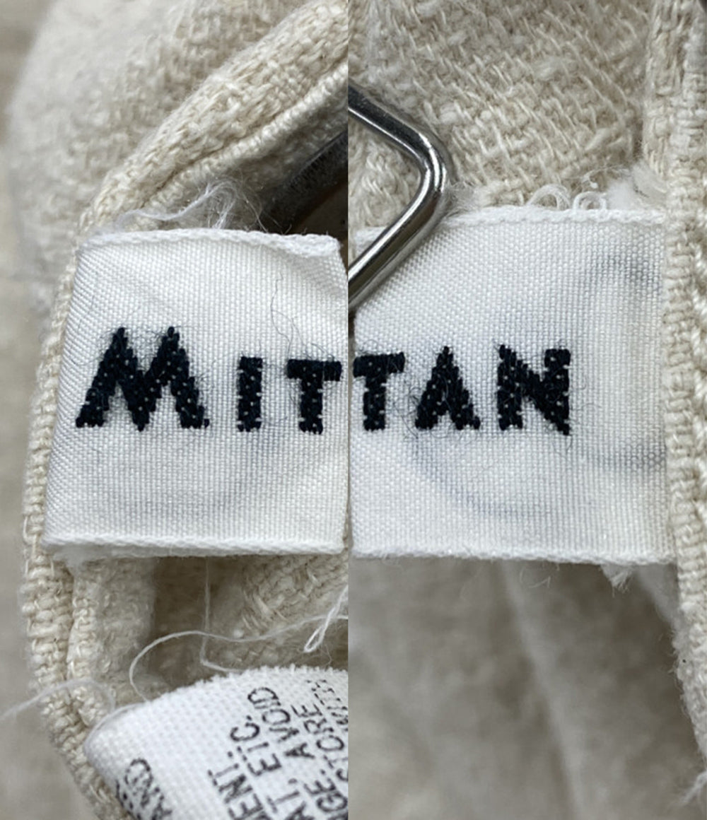 MITTAN ミッタン 長袖ワンピース シャツワンピ 羽織 AW2024 OP-11 レディース SIZE 2