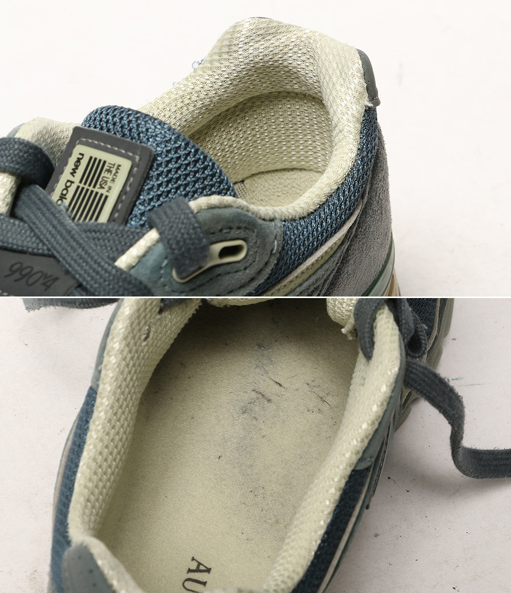 New Balance スニーカー AURALEE DUSTY BLUE U990AL4 メンズ SIZE 24cm ニューバランス