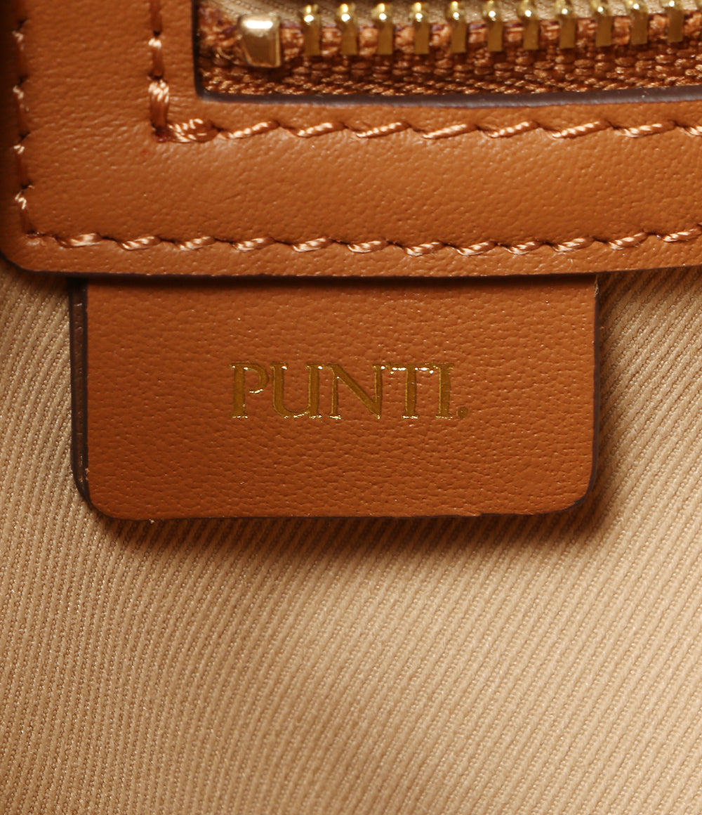 PUNTI. プンティ トートバッグ GRAFT-TOTE L ブラウン レディース
