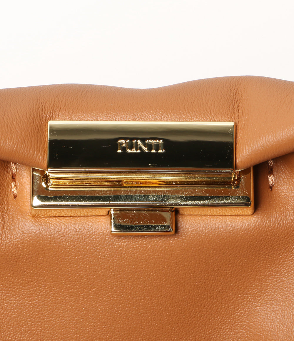 PUNTI. プンティ トートバッグ GRAFT-TOTE L ブラウン レディース
