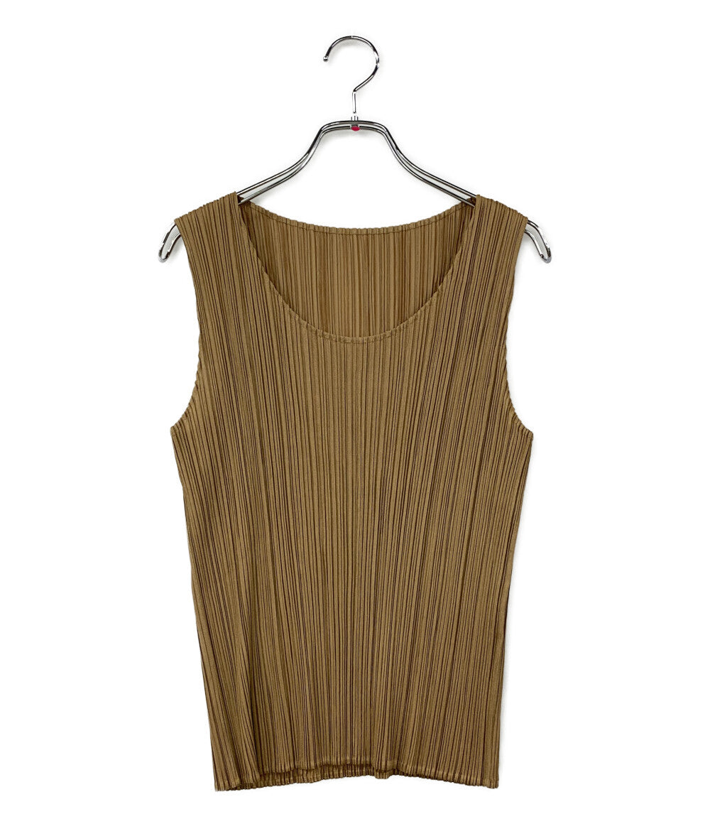 PLEATS PLEASE ノースリーブブラウス キャミソール PP63-JK301 レディース SIZE 3 プリーツプリーズ