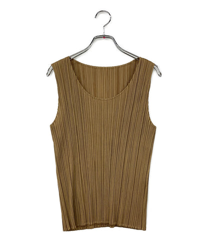 PLEATS PLEASE ノースリーブブラウス キャミソール PP63-JK301 レディース SIZE 3 プリーツプリーズ