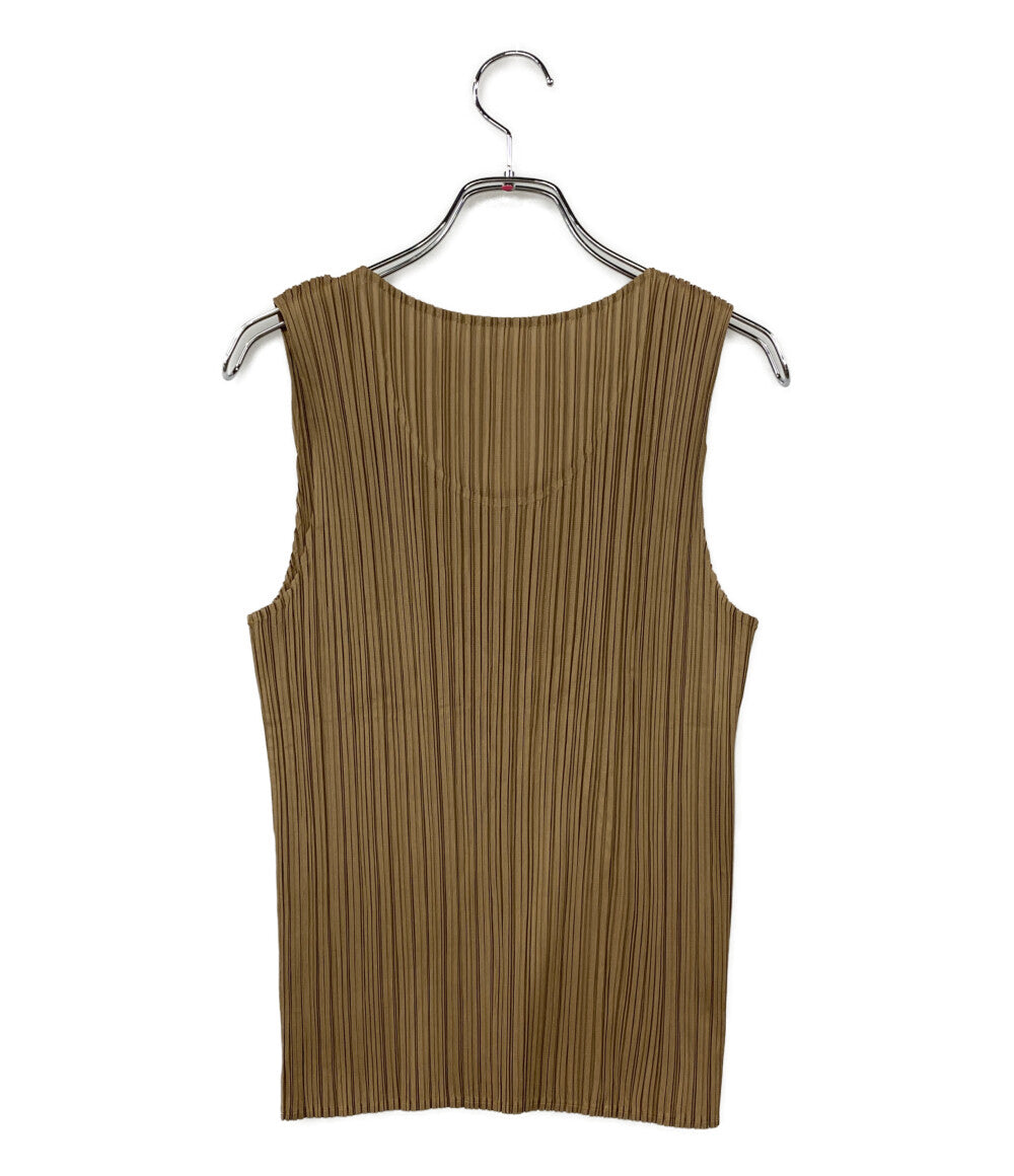 PLEATS PLEASE ノースリーブブラウス キャミソール PP63-JK301 レディース SIZE 3 プリーツプリーズ