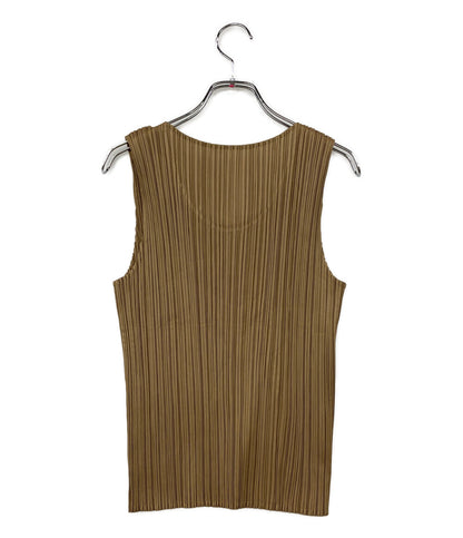 PLEATS PLEASE ノースリーブブラウス キャミソール PP63-JK301 レディース SIZE 3 プリーツプリーズ