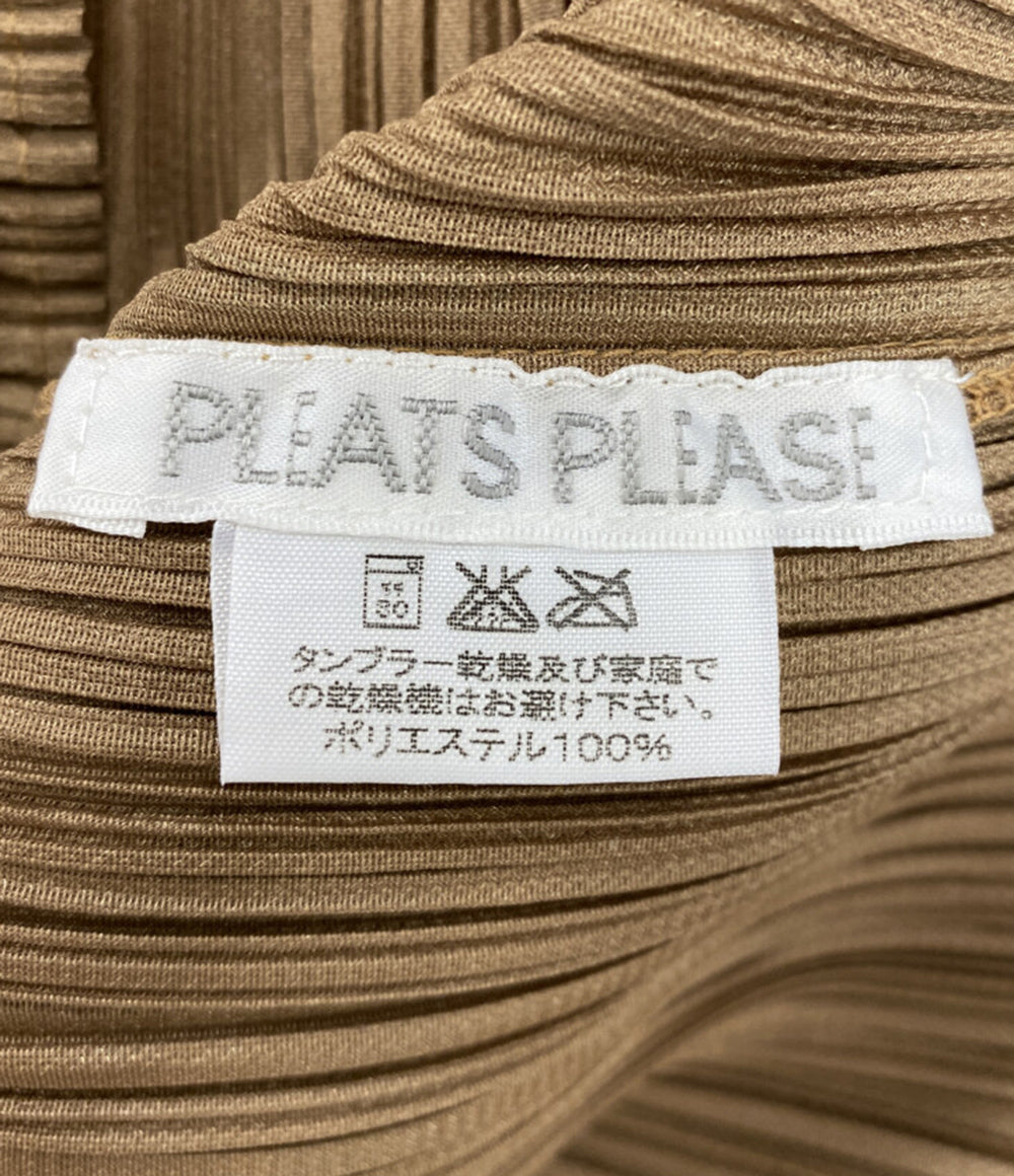 PLEATS PLEASE ノースリーブブラウス キャミソール PP63-JK301 レディース SIZE 3 プリーツプリーズ