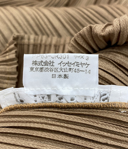 PLEATS PLEASE ノースリーブブラウス キャミソール PP63-JK301 レディース SIZE 3 プリーツプリーズ