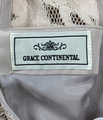 GRACE CONTINENTAL ノースリーブワンピース ビジュー レース 1633 5057-1 レディース SIZE 36 グレースコンチネンタル