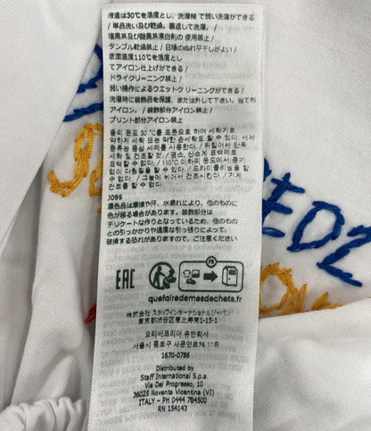 DSQUARED2 クロップドTシャツ ステッチ刺繍 レディース SIZE XXS ディースクエアード