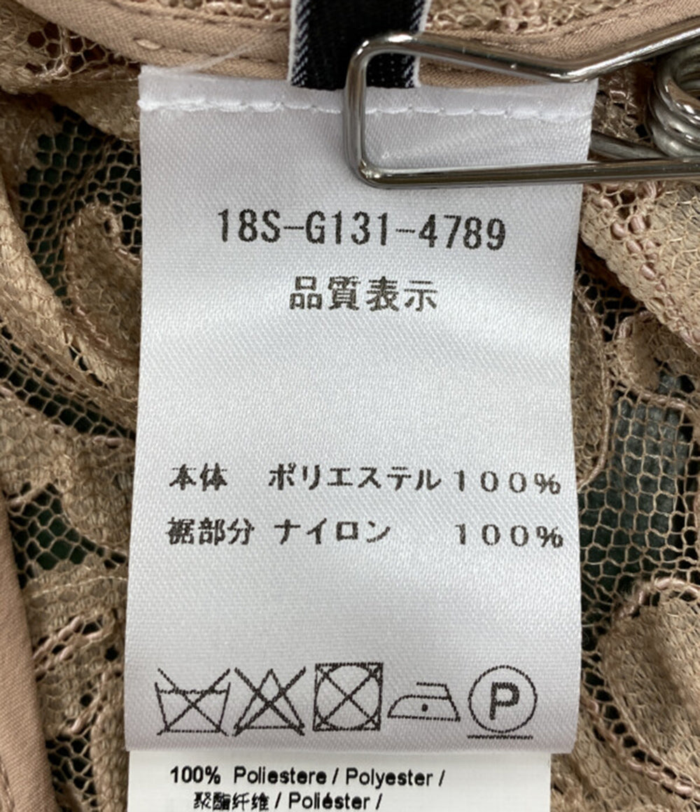N°21 レース半袖ブラウス 総レース 18S-G131-4789 レディース SIZE 40 ヌメロ ヴェントゥーノ