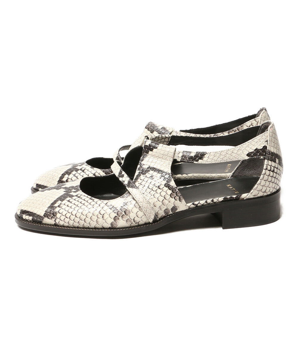 KATIM カティム サンダル パイソン レディース SIZE 37