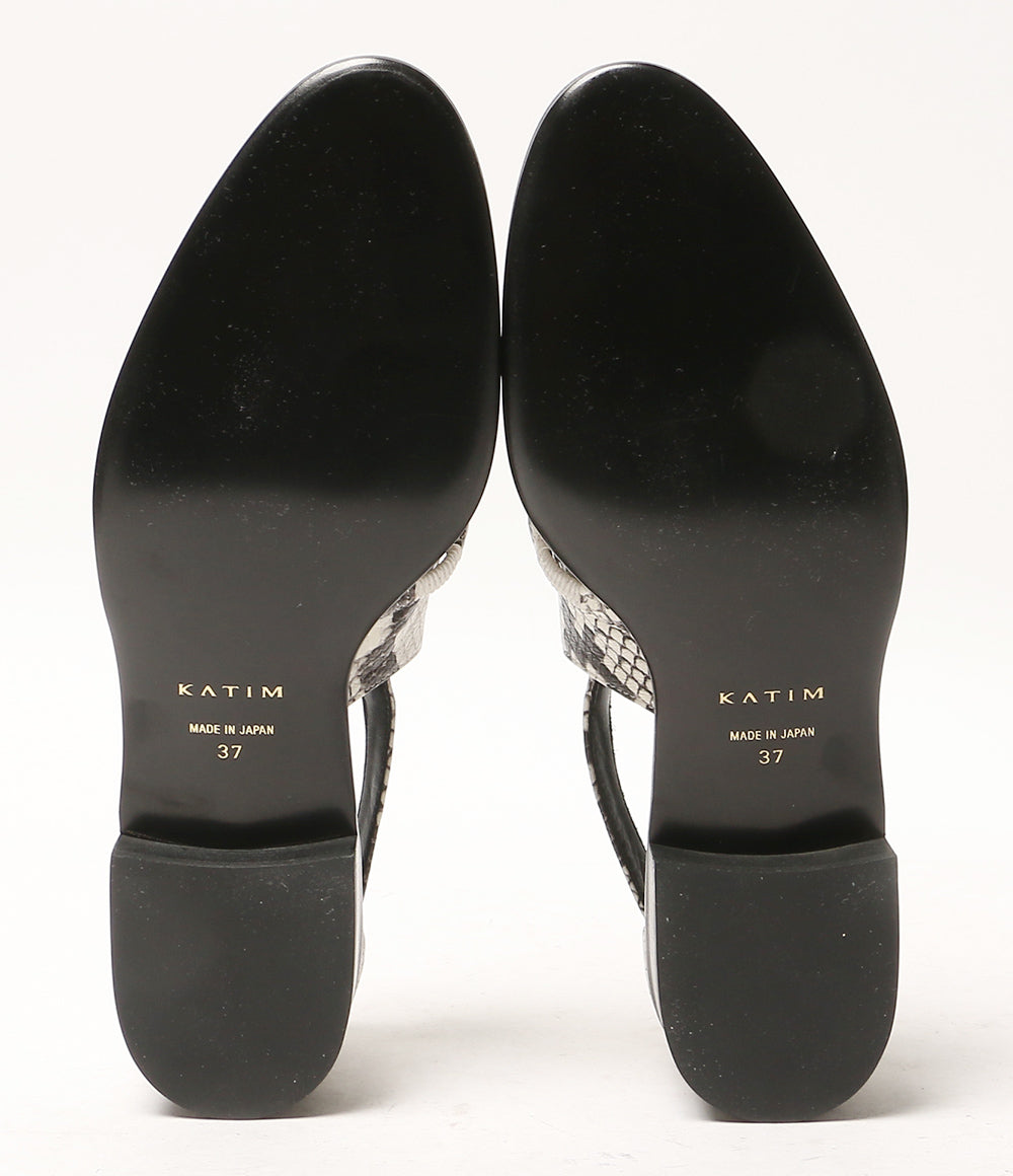 KATIM カティム サンダル パイソン レディース SIZE 37