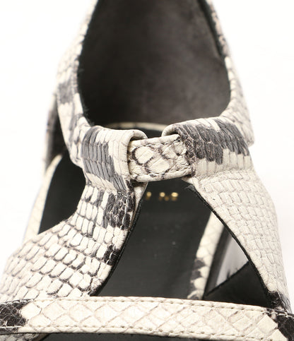 KATIM カティム サンダル パイソン レディース SIZE 37