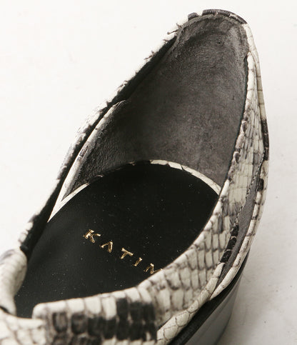 KATIM カティム サンダル パイソン レディース SIZE 37