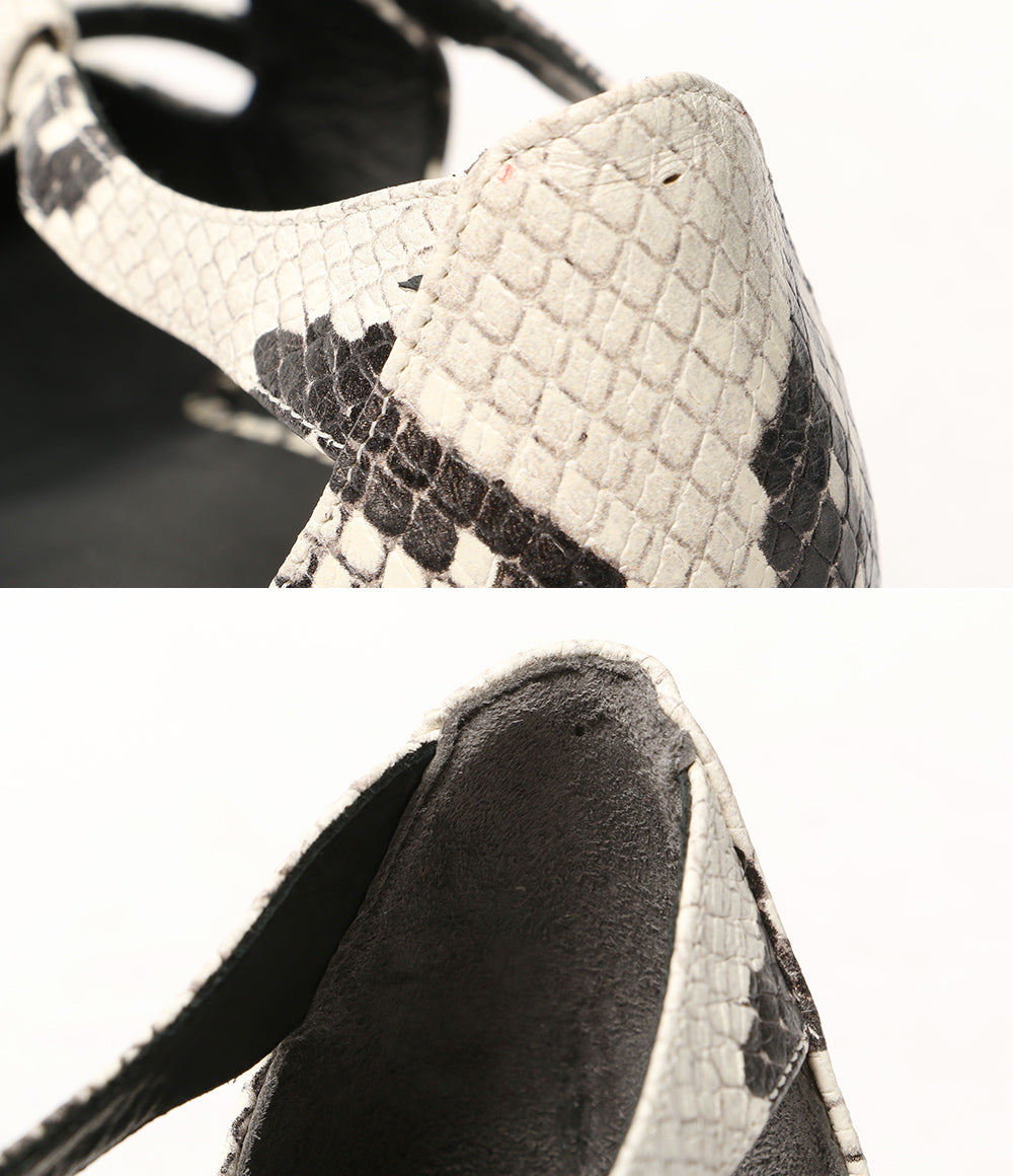 KATIM カティム サンダル パイソン レディース SIZE 37
