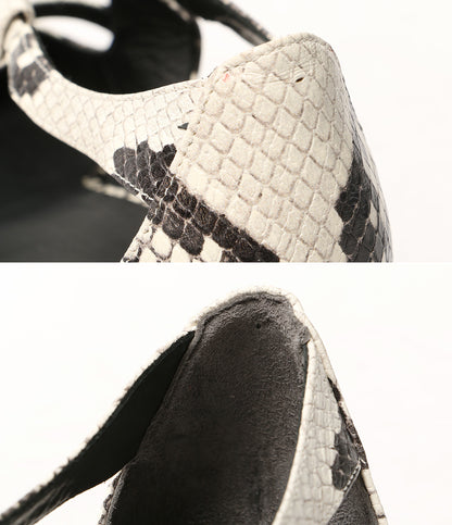 KATIM カティム サンダル パイソン レディース SIZE 37