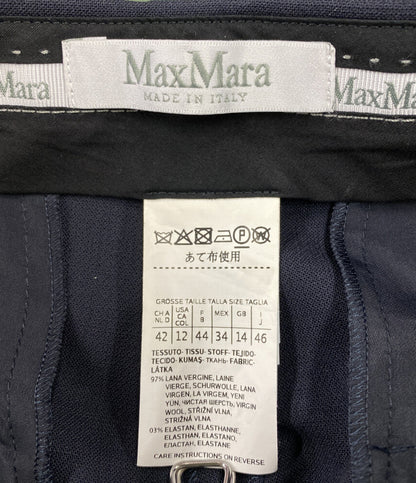 MAX MARA パンツ ネイビー 113610036 レディース SIZE 46 マックスマーラ