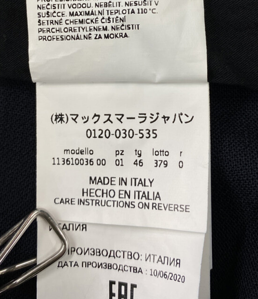 MAX MARA パンツ ネイビー 113610036 レディース SIZE 46 マックスマーラ