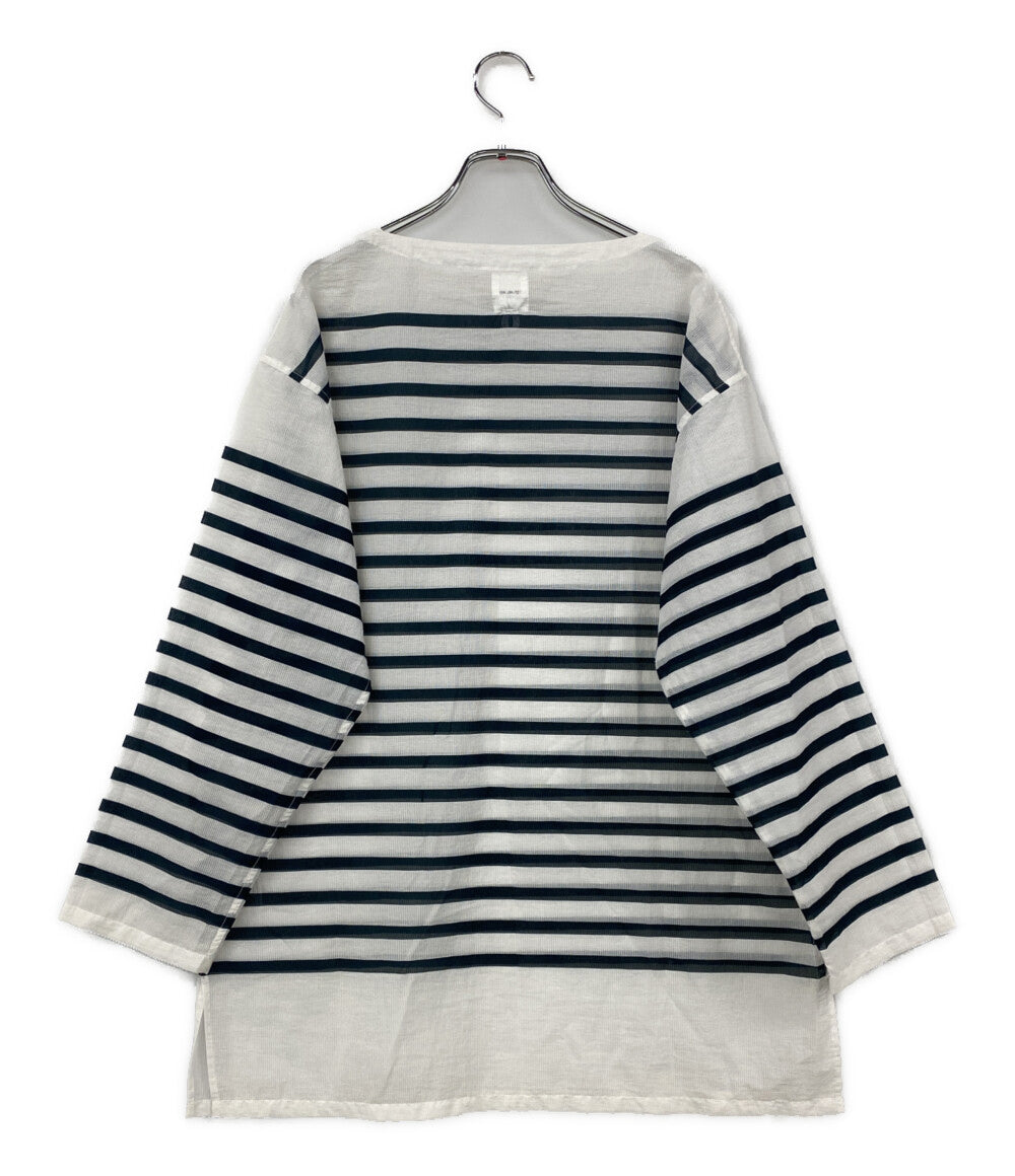 迷迭香 マンネンロウ メッシュシャツ バスクシャツ ボーダー MSH-2 レディース SIZE 3