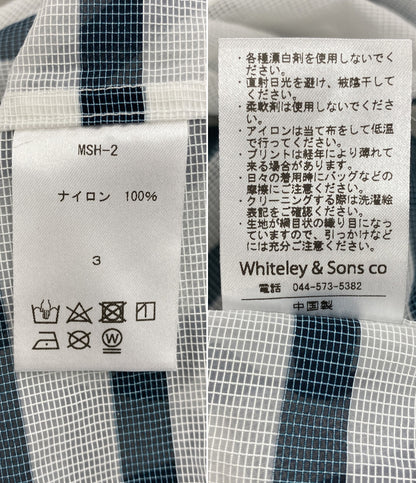 迷迭香 マンネンロウ メッシュシャツ バスクシャツ ボーダー MSH-2 レディース SIZE 3