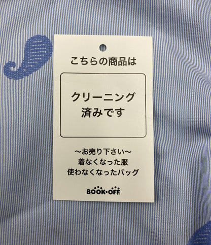 COMME des GARCONS HOMME DEUX 長袖シャツ ストライプ ペイズリー柄刺繍 DD-B038 メンズ SIZE M コムデギャルソンオムドゥ