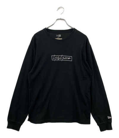 YOHJI YAMAMOTO×NEW ERA ニューエラ 長袖Ｔシャツ BOX LOGO PRINT LONG SLEEVE メンズ SIZE L ヨウジヤマモト