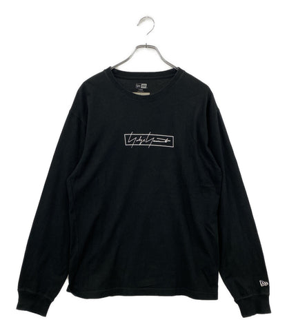 YOHJI YAMAMOTO×NEW ERA ニューエラ 長袖Ｔシャツ BOX LOGO PRINT LONG SLEEVE メンズ SIZE L ヨウジヤマモト