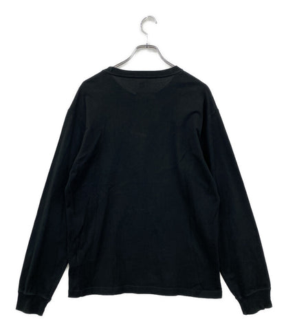 YOHJI YAMAMOTO×NEW ERA ニューエラ 長袖Ｔシャツ BOX LOGO PRINT LONG SLEEVE メンズ SIZE L ヨウジヤマモト