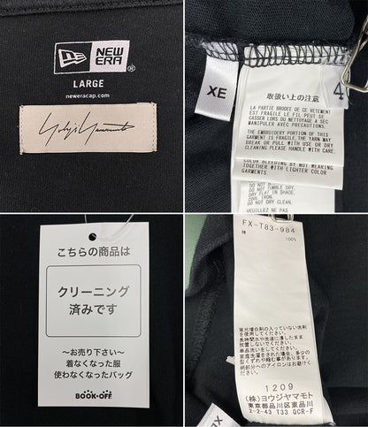 YOHJI YAMAMOTO×NEW ERA ニューエラ 長袖Ｔシャツ BOX LOGO PRINT LONG SLEEVE メンズ SIZE L ヨウジヤマモト