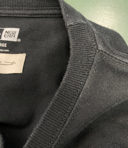 YOHJI YAMAMOTO×NEW ERA ニューエラ 長袖Ｔシャツ BOX LOGO PRINT LONG SLEEVE メンズ SIZE L ヨウジヤマモト
