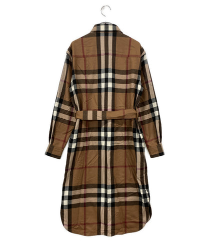BURBERRY チェックシャツドレス Astride Check Wool Shirtdress 8046712 レディース SIZE UK4 バーバリー