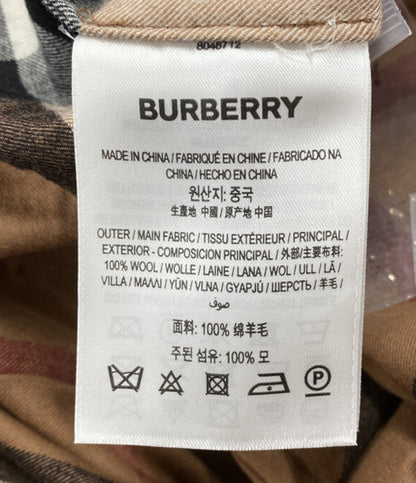 BURBERRY チェックシャツドレス Astride Check Wool Shirtdress 8046712 レディース SIZE UK4 バーバリー