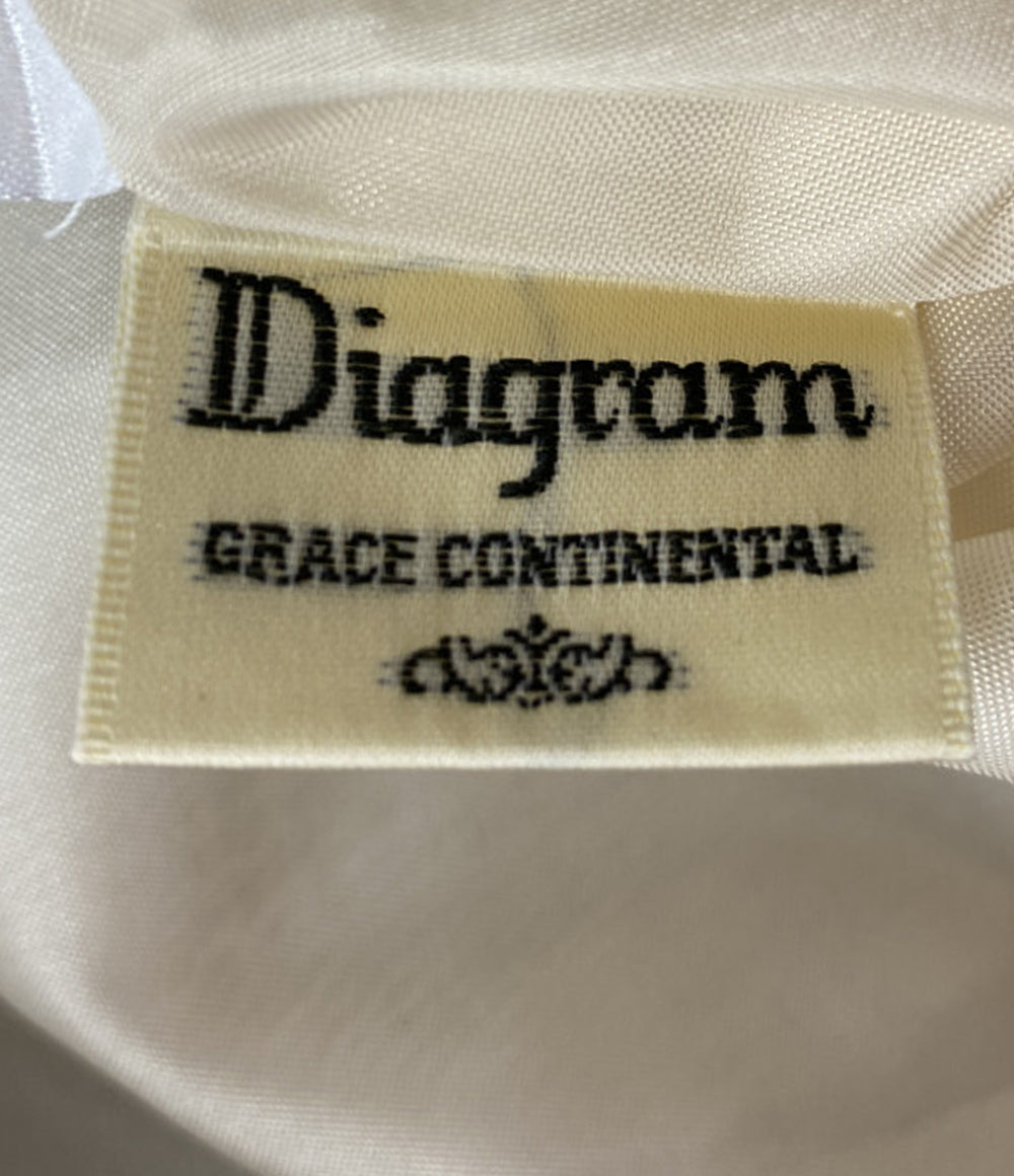 GRACE CONTINENTAL ノースリーブワンピース メッシュ 刺繍 3713 1201-2 レディース SIZE 36 グレースコンチネンタル