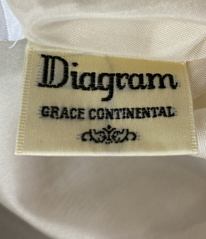 GRACE CONTINENTAL ノースリーブワンピース メッシュ 刺繍 3713 1201-2 レディース SIZE 36 グレースコンチネンタル