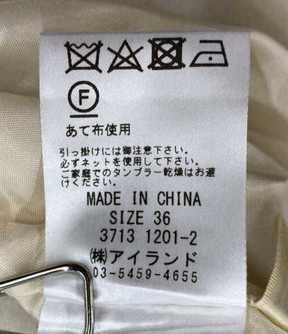 GRACE CONTINENTAL ノースリーブワンピース メッシュ 刺繍 3713 1201-2 レディース SIZE 36 グレースコンチネンタル