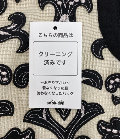 GRACE CONTINENTAL ノースリーブワンピース メッシュ 刺繍 3713 1201-2 レディース SIZE 36 グレースコンチネンタル