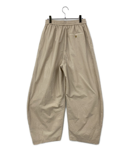 美品 CLANE パンツ CRINKLED SHEER NYLON PANTS 10110-7243 レディース SIZE 2 クラネ