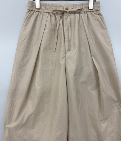 美品 CLANE パンツ CRINKLED SHEER NYLON PANTS 10110-7243 レディース SIZE 2 クラネ