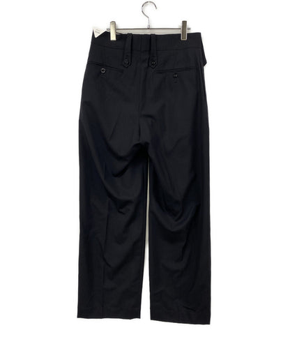 美品 TANGENT タンジェント パンツ ブラック Tan-02-P-24108 レディース SIZE 46