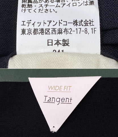 美品 TANGENT タンジェント パンツ ブラック Tan-02-P-24108 レディース SIZE 46
